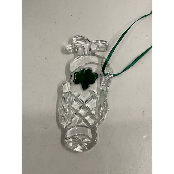 Galway Crystal Golf Club Ornament Ireland with box - Picture 6 of 6